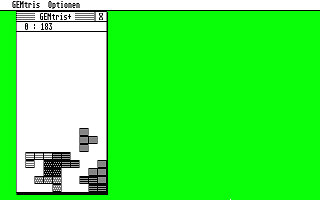 GEMtris+ atari screenshot